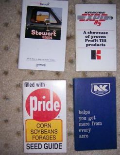 Seed Corn Memo Books Pride Northrup King Krause W