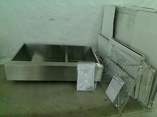 KOHLER K 3945 NA Vault Undercounter Offset Smart Divide Stainless