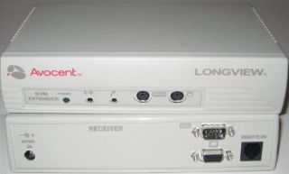 Avocent Cybex Longview KVM Switch Extender Receiver Audio
