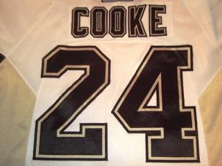 Pittsburgh Penguins Game Used Jersey 24 Matt Cooke 58
