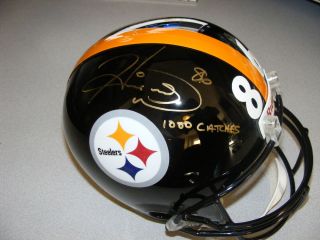 Hines Ward Autographed Full Size Helmet Pittsburgh Steelers