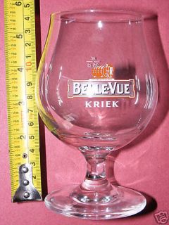 New Belle Vue Kriek Beer Glass Imported Belgium 33 CL