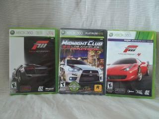 Xbox 360 Games Midnight Club La Forza Motorsport 3 4