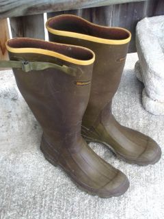 La Crosse 18 Grange Outdoorsman Rubber Hunting Work Boots Mens Sz 7