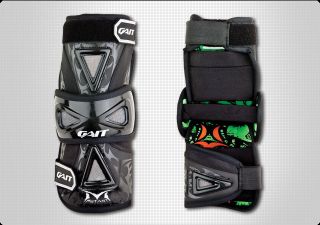 New Gait Mutant x Lacrosse Arm Elbow Guards Pads Black Medium w