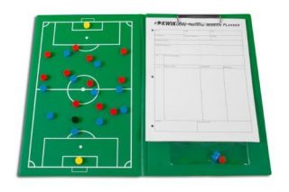 New Premier Vinyl Kwik Goal Soccer Game Magnetic Clip Board Planner