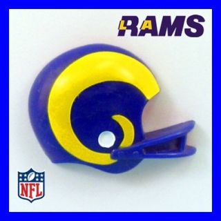 Rams Los Angeles Football 2 Helmet Magnets Old