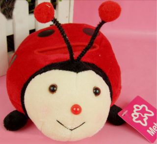 Adroable Plush Red Ladybird Mobile Phone Remote Control Stand Holder