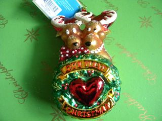 Christopher Radko Deer Companions Ornament 1012308