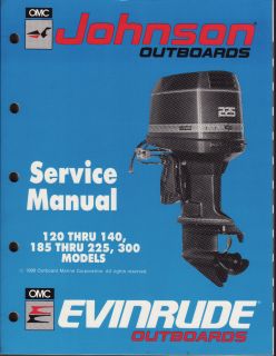 Johnson Evinrude 1992 Service Manual 120 140 185 225 250 300 HP 507875
