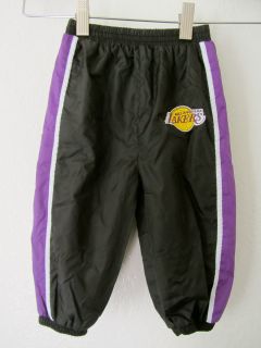 LOS ANGELES LAKERS Toddler Baby Windbreaker Pants Bottoms Perfect Cond