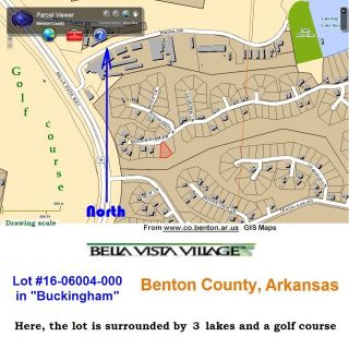 Value $27,000   Bella Vista Village Home site with view of Lake Ann