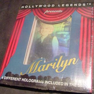 Marilyn Monroe Hologram Card Set Harold Lloyd Photo Art