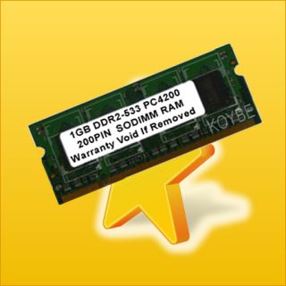 1GB DDR2 PC4200 SODIMM 533 MHz PC2 4200 Laptop Memory