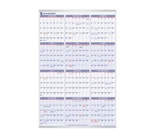 Glance Recycled Yearly Wall Calendar Large Wall 2013 PM12 28