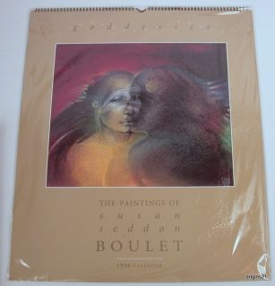 New 1996 Goddesses Susan Seddon Boulet Large Calendar