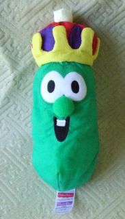 Price Plush Veggie Tales Larry The Cucumber King George 73138