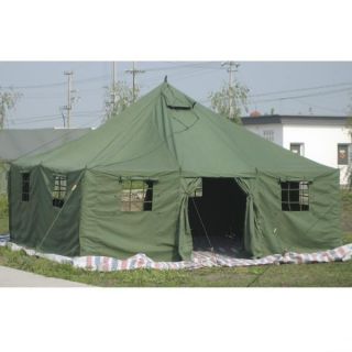 Large Army Military 11 Man Tent NATO Olive Green