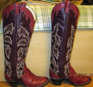 Vintage Tall Larry Mahan Boots