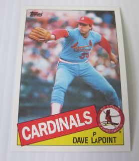 1985 Topps 229 Dave LaPoint Cardinals NM
