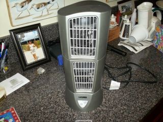 Lasko 4910 Platinum Desktop Wind Tower Oscillating Fan