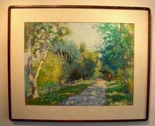 Larry DAmico Hudson River Landscape Painting Listed