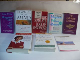 Menopause Books Lot of 8 Self Help Attn Baby Boomers