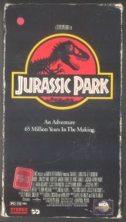 Jurassic Park VHS 1994 Dinosaurs Laura Dern Crichton