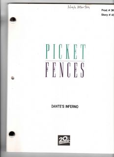 Picket Fences TV Show Script Lauren Holly Tom Skerritt