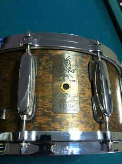 Tama Snare Drum LU1465BB Lars Ulrich Bell Brass 6 5 x 14 Scorched