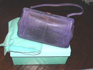 Tiffany Co Lizard Laurelton Top Handle Bag Brand New MSRP$16 500