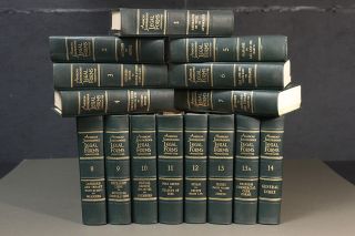Legal Forms Annotated 14 Vols Complete Set 1953 Law Books