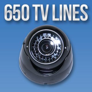 650 TV Sony CCD CCTV Camera Infrared IR Dome Varifocal