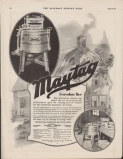 1919 Maytag Washer Home Appliance Cottage Laundry Ad