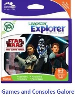 New Leap Pad Leapster Explorer LeapPad Star Wars The Clone Wars Game