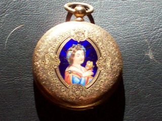 Auguste Lavalette 18K Gold Case Pocket Watch
