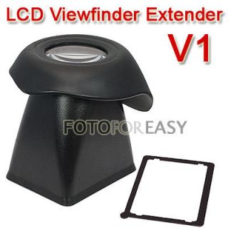 8x 3 LCD Viewfinder Magnifier Eyecup Extender V1 for Canon 5D Mark