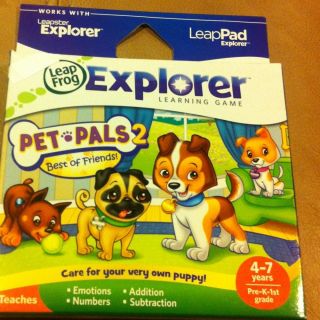LeapFrog LeapPad Explorer Game Pet Pals 2 Learning Game
