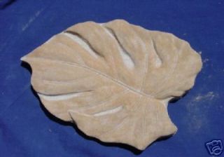 Leaf Concrete Plaster Stepping Stone Mold 1135