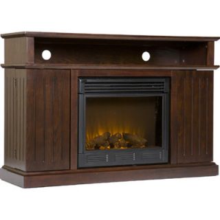 Lexington Electric Fireplace LCD LED TV Media Stand Espresso