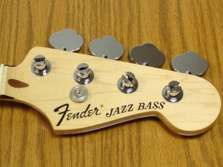 2012 Fender Japan Geddy Lee JAZZ BASS NECK TUNERS J Maple Black Block