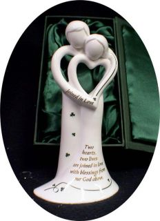 St Patricks Day Irish Modern Green Wedding Cake Topper Covers Bell