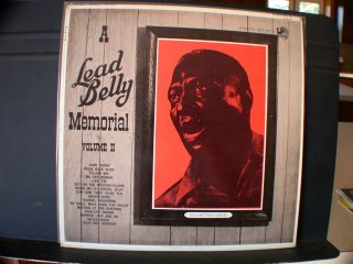 Leadbelly Memorial Stinson Red Wax Blues Folk LP Record