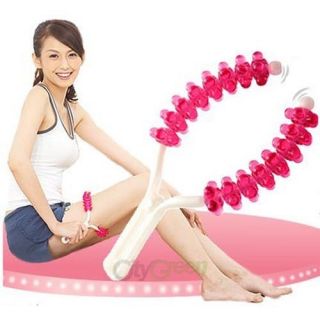 Cell Roller Massager Slimming Leg Arm Fat Cellulite Control Red Beauty