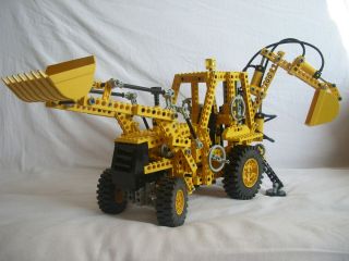 Lego Technic Set 8862 Backhoe JCB Complete with Box and Instructions