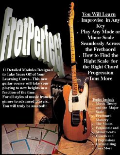 Learn to Play & Master the Guitar w/ FretPerfect Guitar Course & Video
