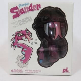 Joe Ledbetter Slander SNAKE Purple RARE Kid Robot Vinyl Mint in Box