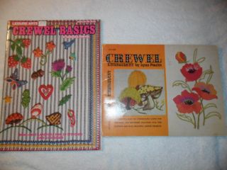 Leisure Arts Crewel Basics Crewel Embroidery Lynn Paulin Book Patterns
