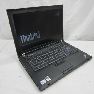 Lenovo ThinkPad T400 Core 2 Duo 2 4GHz 3GB 160GB DVD RW WiFi Notebook