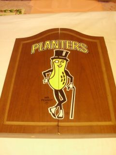 mr peanuts planters dart board game in original unopened box new old